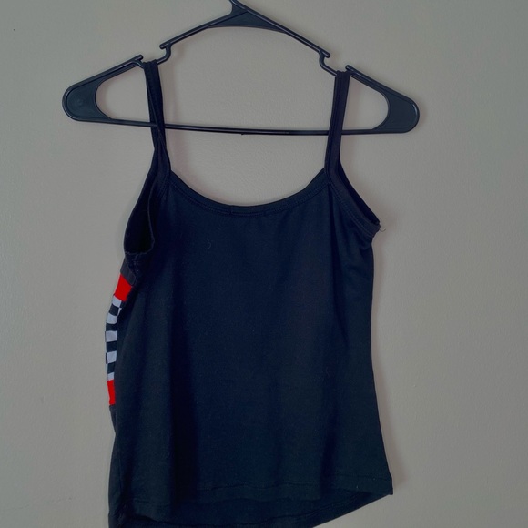 Checkers string crop top - Picture 2 of 3